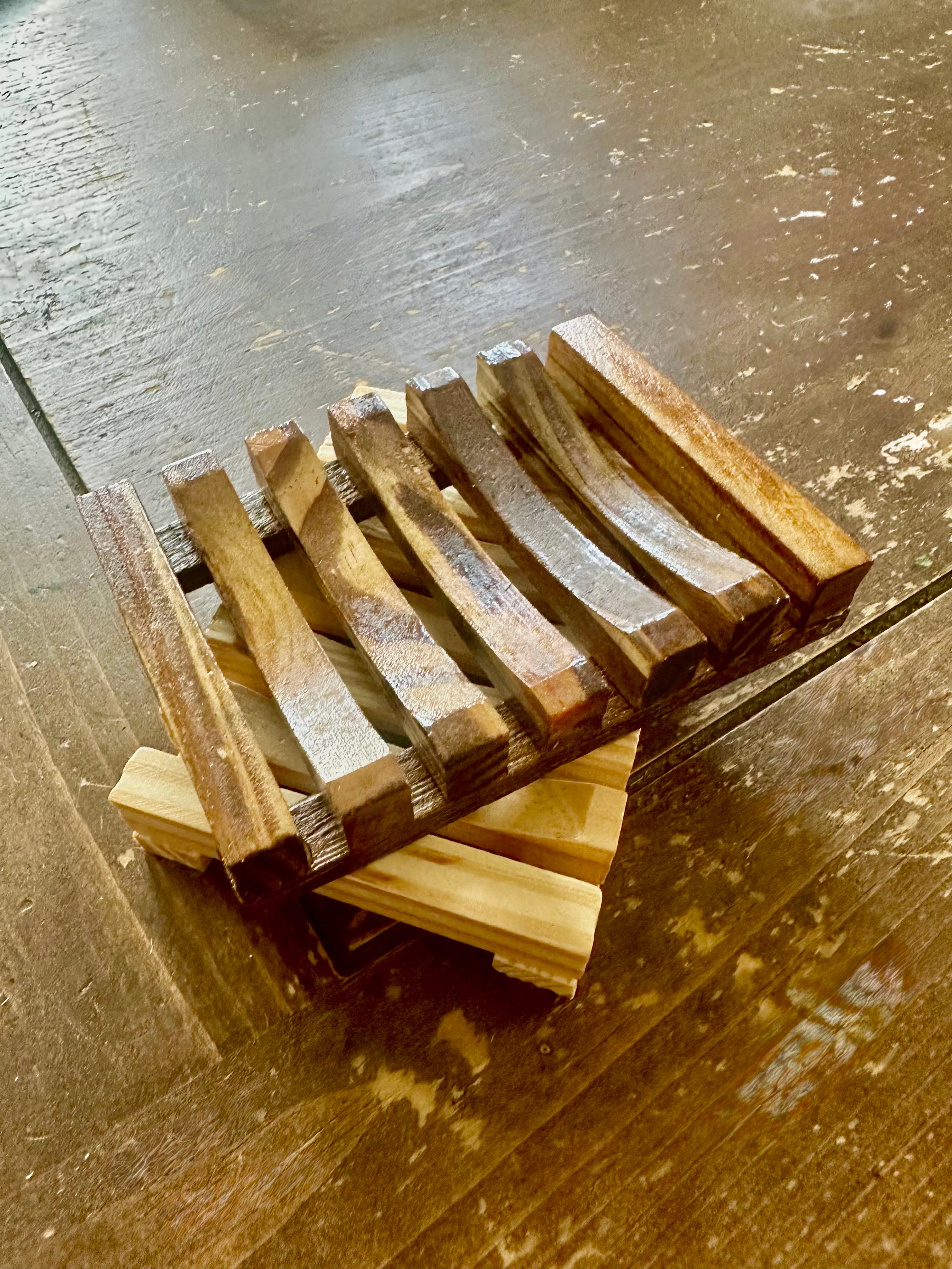 Wooden Soap Caddy